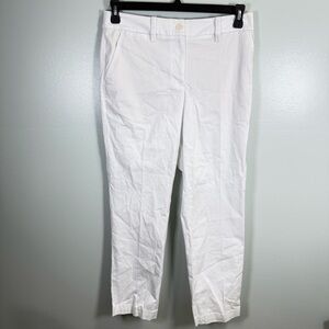 Talbots White The Perfect Chinos Sz 6P NWT‎